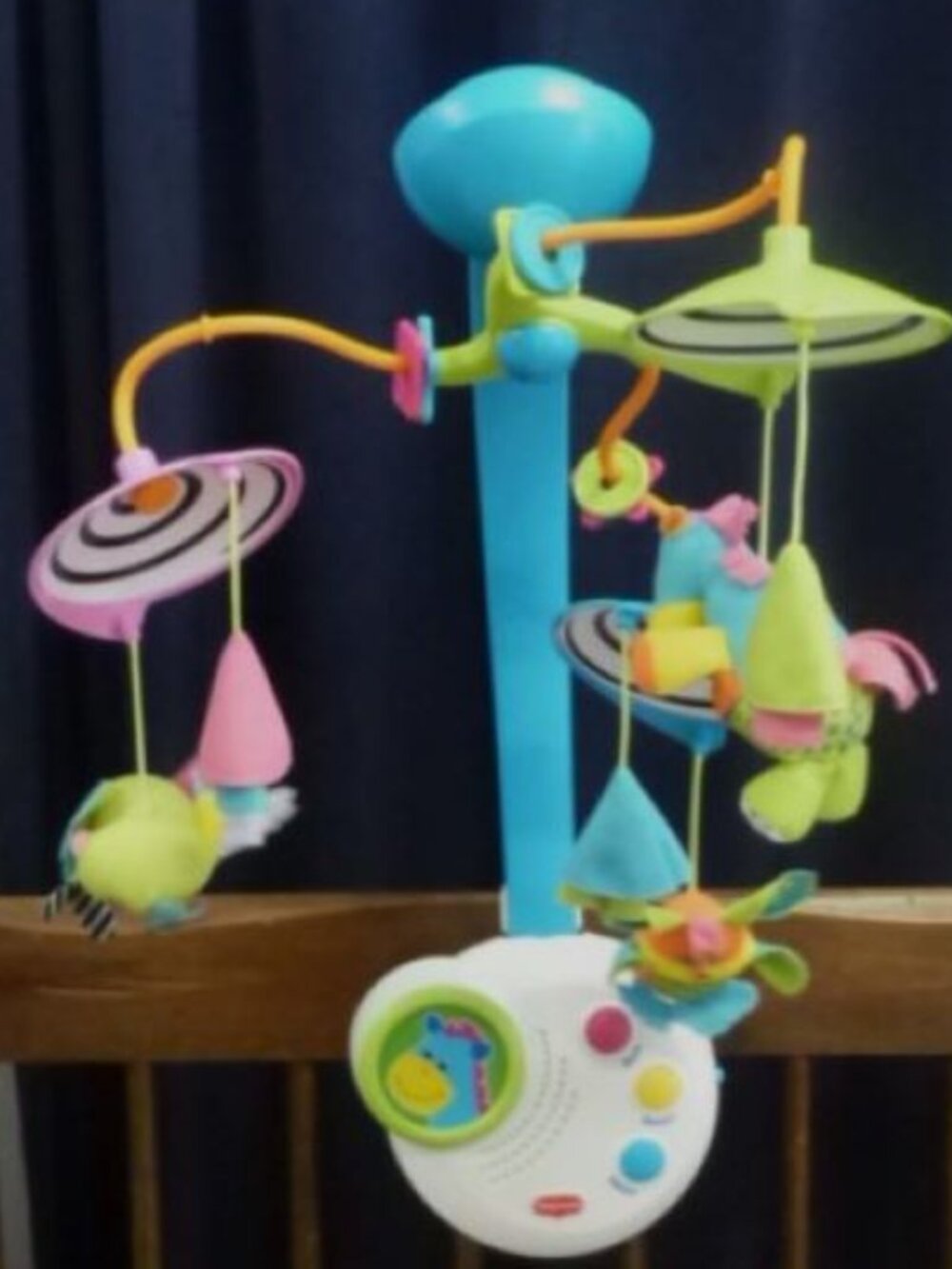 Tiny Love Classic Mobile 00478003 Crib Soother Music Light Gently used.